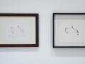 Carol Rama: Seduzione (mano), 2004, left: print without intervention; right: print with intervention